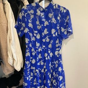 Lulu’s Blue Floral Dress
